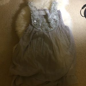 Flowy grey dress size small